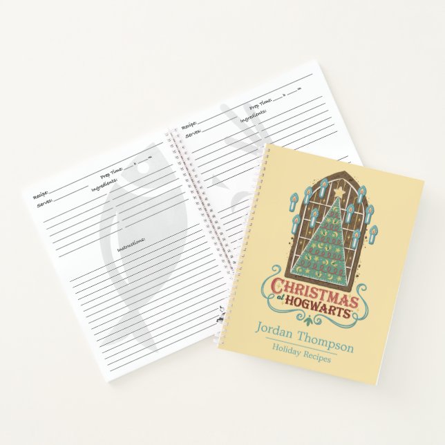 Christmas at HOGWARTS™ Cookie Graphic Notebook (Inside)