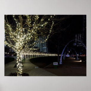 Christmas At Klyde Warren Park Poster