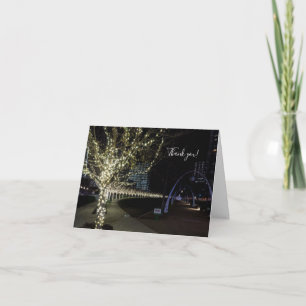 Christmas At Klyde Warren Park Thank You Card