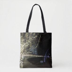 Christmas At Klyde Warren Park Tote Bag