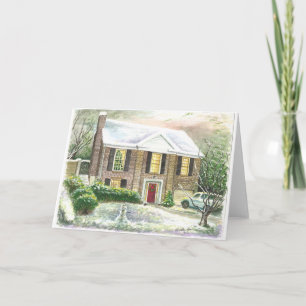 Christmas at my grandchildren's home holiday card