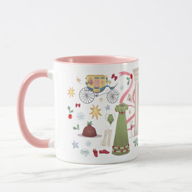 Christmas at Randalls Mug (Pink) (Left)