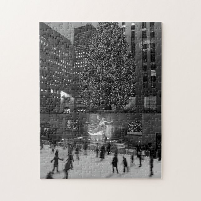 Christmas at Rockefeller Center - NYC Jigsaw Puzzle (Vertical)