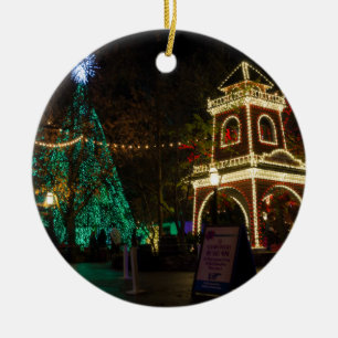 Christmas At Silver Dollar City Ceramic Ornament