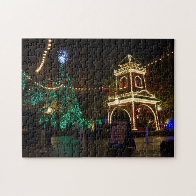 Christmas At Silver Dollar City Jigsaw Puzzle (Horizontal)