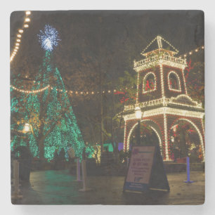 Christmas At Silver Dollar City Stone Coaster