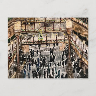 Christmas at the Arcade by Willowcatdesigns Postcard