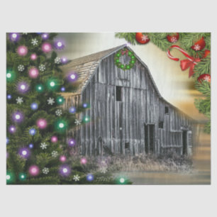 Christmas At The Barn Tissue Paper