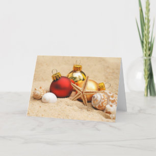 Christmas at the Beach Card