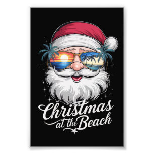 Christmas At The Beach Hawaiian Summer Holiday Photo Print