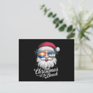 Christmas At The Beach Hawaiian Summer Holiday Postcard