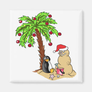 Christmas at the Beach Magnet
