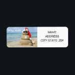 **CHRISTMAS AT THE BEACH** RETURN ADDRESS RETURN ADDRESS LABEL<br><div class="desc">CHRISTMAS AT THE BEACH RETURN ADDRESS LABELS (CHECK OUT MY MATCHING GROUP OF CARDS IF YOU WISH) ARE HERE JUST IN TIME FOR THE "HOLIDAY SEASON"! THANKS FOR STOPPING BY ONE OF MY EIGHT STORES AND "MERRY CHRISTMAS" TO YOU!!!!</div>