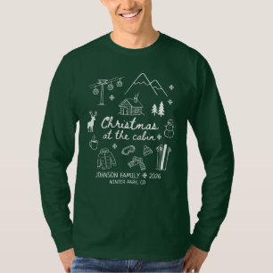Christmas at the Cabin Group Matching Family T-Shirt