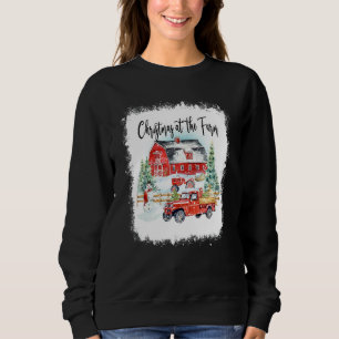 Christmas At The Farm Merry Farmer Family Christma Sweatshirt