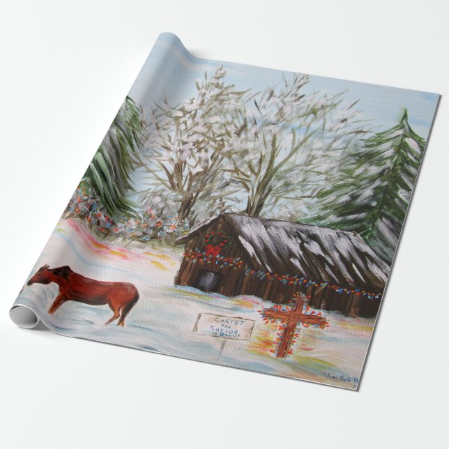 Christmas at the Farm Wrapping Paper (Unrolled)