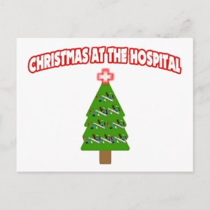 Christmas At The Hospital Holiday Postcard