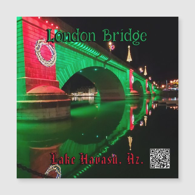 Christmas at the London Bridge, Lake Havasu, Az. (Front)