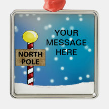 Christmas at The North Pole Ceramic Decoration
