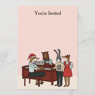 Christmas at the Piano Invitation