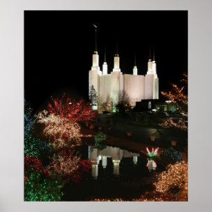 Christmas at the Washington DC Temple Poster