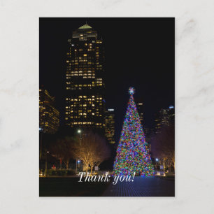 Christmas At Warren Park Night Postcard