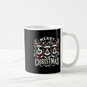 Christmas Australian Shepherd Santa Hat Aussie Chr Coffee Mug