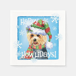 Christmas Australian Terrier Napkins