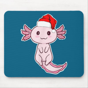 Christmas Axolotl  Mouse Pad