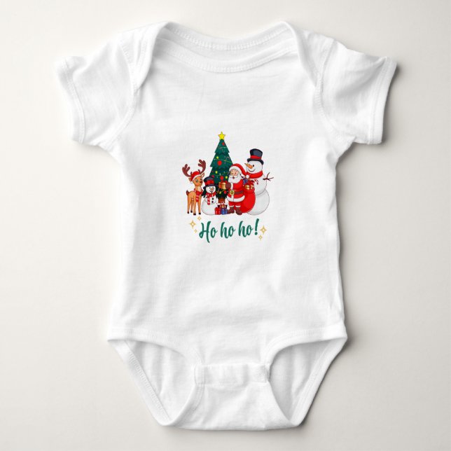 Christmas Baby Bodysuit (Front)