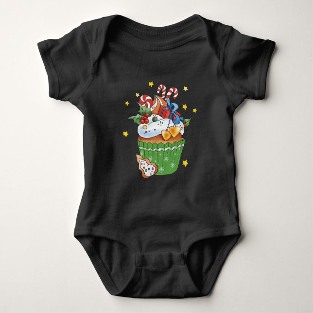 Christmas Baby Bodysuit (Front)