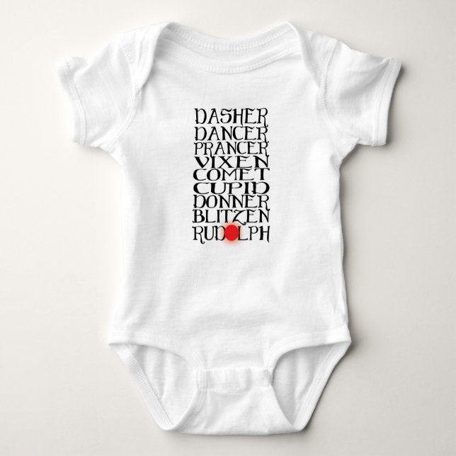 Christmas Baby Bodysuit (Front)