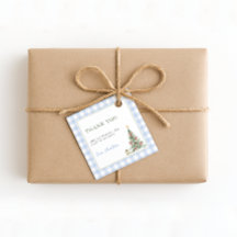 Christmas Baby Boy Shower Favour Tags