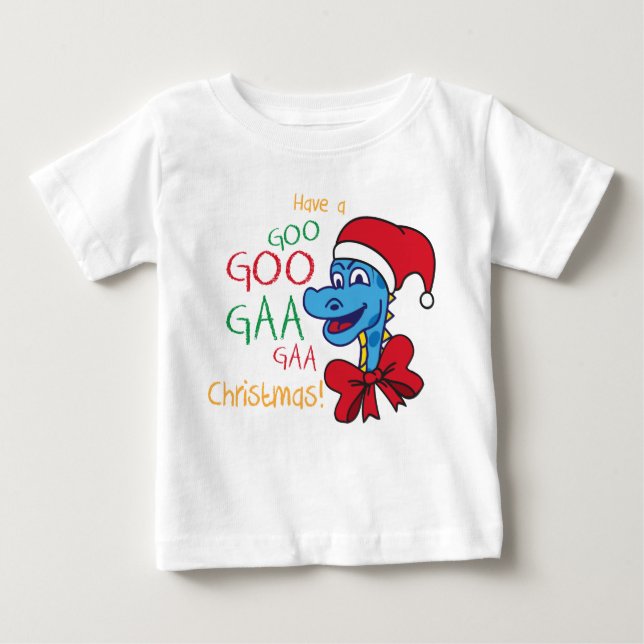 Christmas Baby Dragon 2012 Baby T-Shirt (Front)
