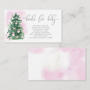 Christmas baby girl books for baby enclosure card