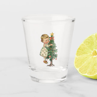 Christmas Baby Girl  Shot Glass