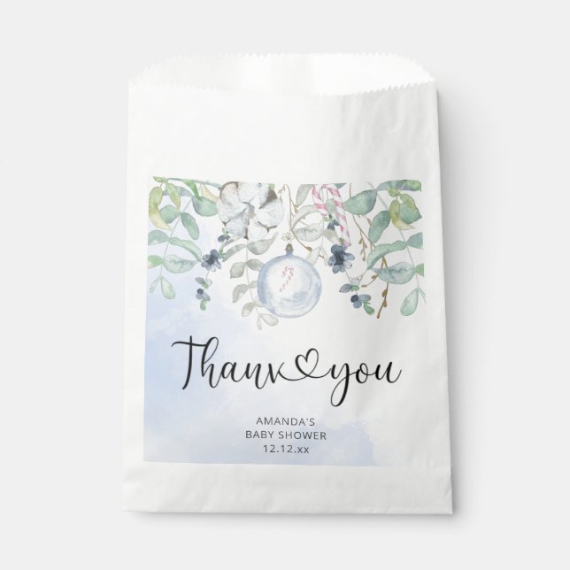 Christmas Baby it's cold outside Favour Bag (Front)