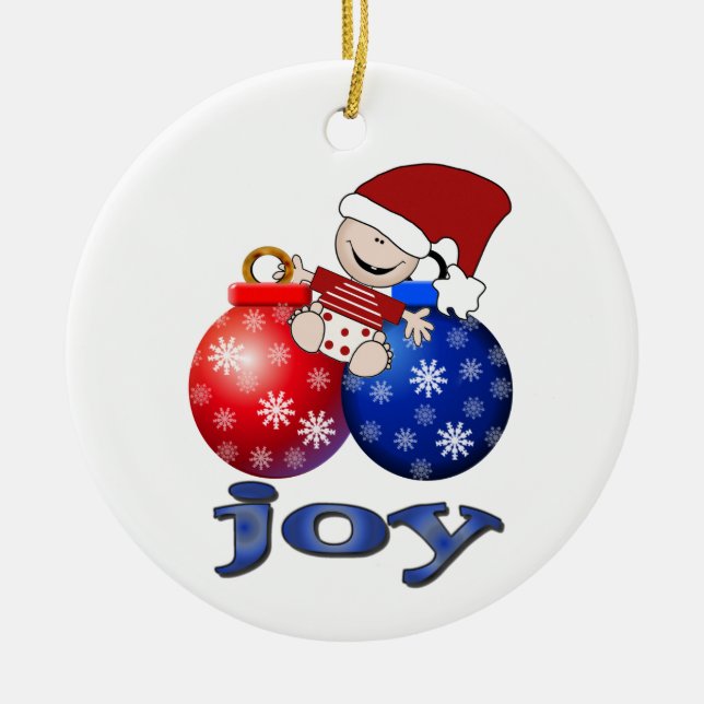 Christmas Baby Joy Ornament (Front)