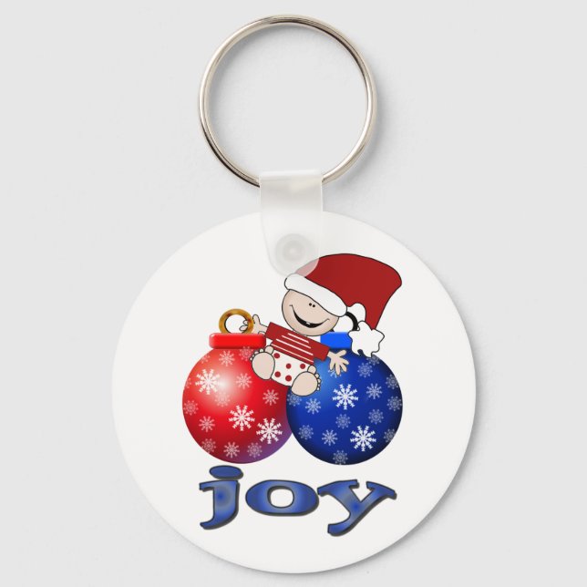 Christmas Baby Joy Tshirts and Gifts Key Ring (Front)