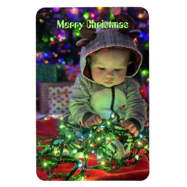 Christmas Baby Magnet (Vertical)