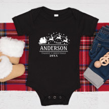 Christmas Baby Matching Personalised Family Name