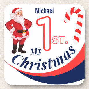 Christmas Baby "My 1st Christmas" Coaster