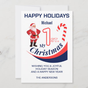 Christmas Baby "My 1st Christmas" Holiday Card