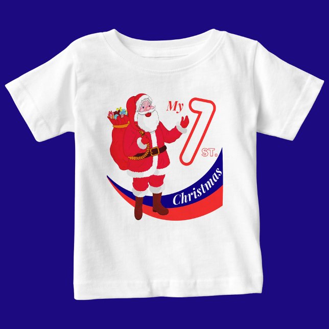 Christmas Baby "My 1st Christmas" T-Shirt (Creator Uploaded)