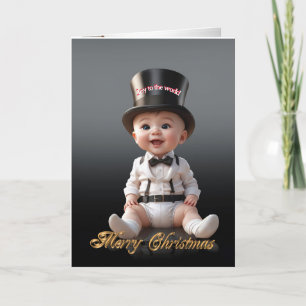 Christmas baby New year Holiday Card