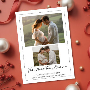 Christmas Baby Reveal   The More the Merrier Card