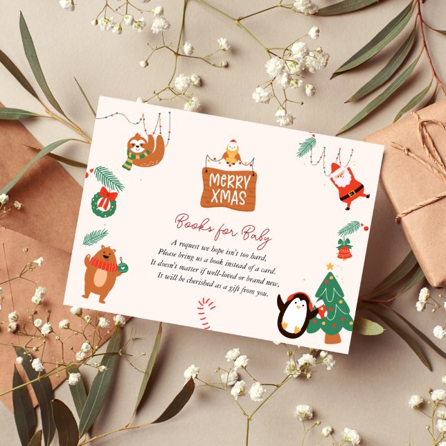 Christmas Baby Santa Books for Baby Enclosure Card (Creator Uploaded)