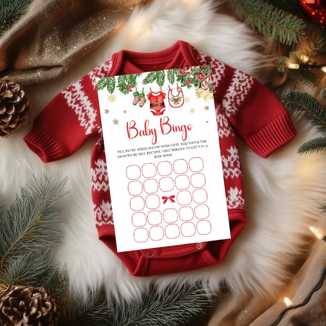 Christmas Baby Shower Bingo Game (Creator Uploaded)