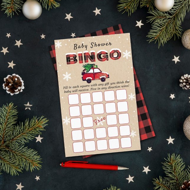 Christmas Baby Shower Bingo Game (Creator Uploaded)