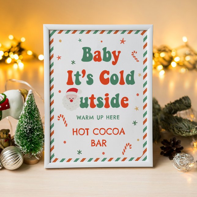 Christmas Baby Shower  Hot Cocoa Bar Poster (Creator Uploaded)